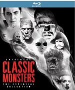 Universal Classic Monsters: Th Essential Collection Blu-Ray Cover