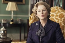 Meryle Streep as Margaret Thatcher in The Iron Lady