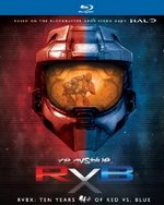 RVBX: Ten Years of Red vs. Blue Blu-Ray Cover
