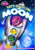 Barney: Let's Go to the Moon DVD Cover