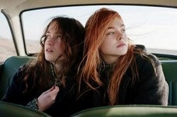 Alice Englert and Elle Fanning in the 2013 Top Drama Film Ginger & Rosa