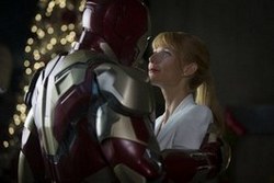 Robert Downey Jr. is suited up with Gwyneth Paltrow in the top-grossing film of 2013, Iron Man 3