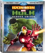 Marvel's Iron Man & Hulk: Heroes United Blu-Ray Cover