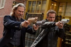 Jeff Bridges and Ryan Reynalds in the 2013 action movie R.I.P.D.