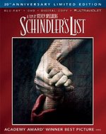 Schindler's List 20th Anniversary Blu-Ray Cover