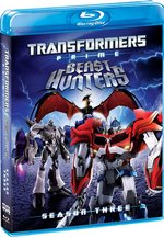 Transformers Prime: Season Three -- Beast Hunters Blu-Ray Cover