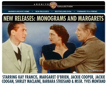 photo for Warner Archives Monograms and Margarets