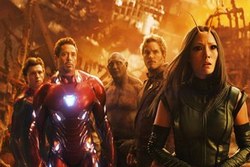 It's all hands on deck when The Avengers, Guardians of the Galaxy and the rest of the MCU (including Robert Downey, Jr.) battle the ultimate villain Thanos in the top action movie of 2018, Avengers: Infinity War.