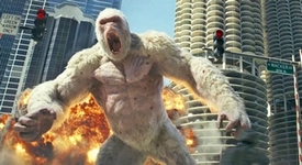Dwayne Johnson is going to monkey around in the top 2018 action movie, Rampage.